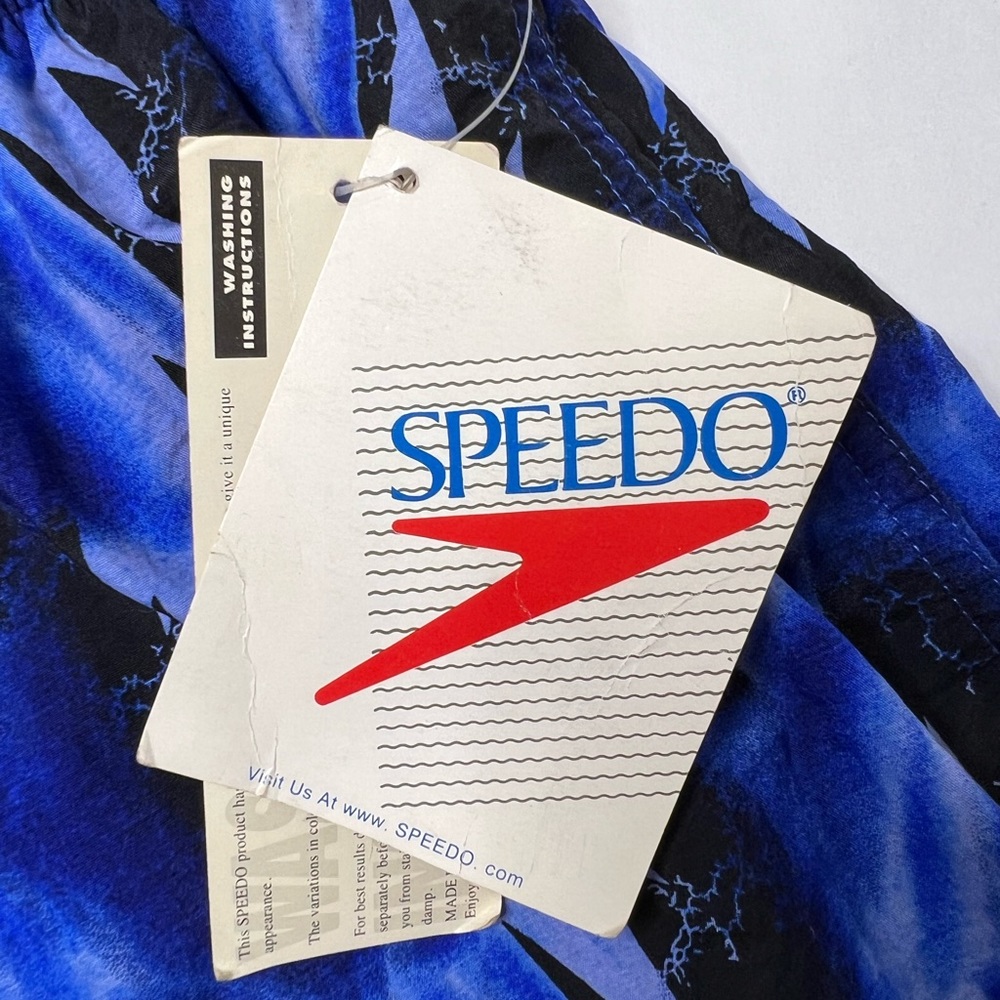 Mens vintage Speedo swimming trunks shorts size large new with tags - Picture 3 of 7